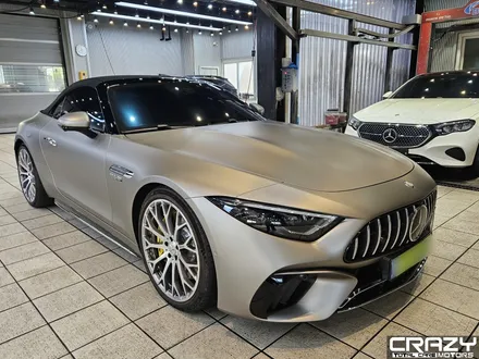 벤츠 SL63 AMG 3M 매트그레이 전체 랩핑 시공후기 / 대구 수성구 중동