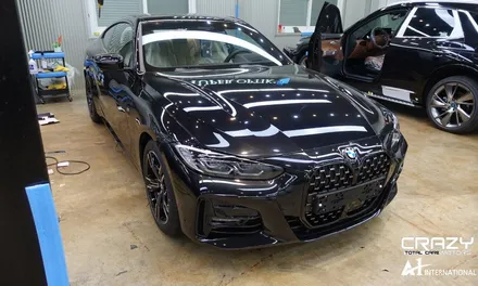 [자동차랩핑] BMW42Oi 그릴크롬랩핑 대구/크레이지모터스 / 대구 수성구 중동