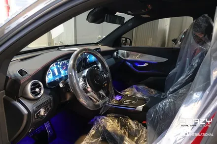 대구 자동차썬팅추천 벤츠GLC43AMG 레인보우 IRIS i55 / 대구 수성구 중동