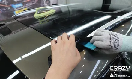 [자동차랩핑] BMWX6 M50i 루프스킨 & 부분랩핑 대구/크레이지모터스 / 대구 수성구 중동