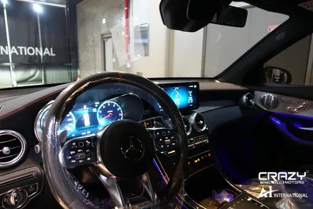 대구 자동차썬팅추천 벤츠GLC43AMG 레인보우 IRIS i55 / 대구 수성구 중동