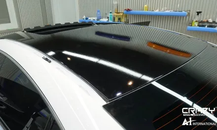 자동차랩핑 벤츠CLS450 3M 루프스킨랩핑,사이드스커트랩핑,테일램프 스모그필름 대구/크레이지모터스 / 대구 수성구 중동