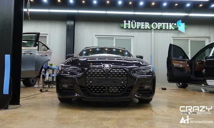 [자동차랩핑] BMW42Oi 그릴크롬랩핑 대구/크레이지모터스 / 대구 수성구 중동
