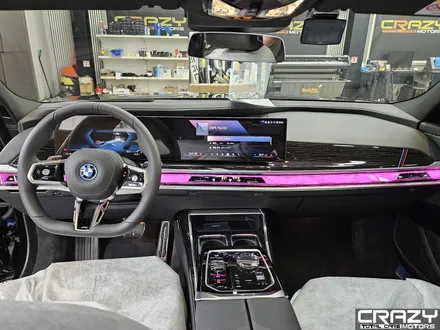 BMW i7 오토벨벳(AV) 파이어 오렌지 하단 듀오톤, 크레이지핏 전체, 실내 PPF 시공 후기 | 대구 크레이지모터스 / 대구 수성구 중동