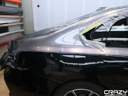 대구 BMW 740d 오토벨벳 고광택 듀오톤 & 크롬죽이기 시공 후기 | 앤트러사이트 그레이 메탈릭 / 대구 수성구 중동