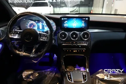 대구 자동차썬팅추천 벤츠GLC43AMG 레인보우 IRIS i55 / 대구 수성구 중동