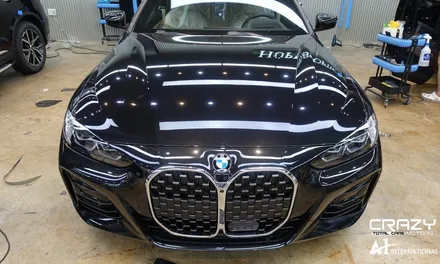 [자동차랩핑] BMW42Oi 그릴크롬랩핑 대구/크레이지모터스 / 대구 수성구 중동