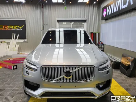 볼보 XC90 고광택 화이트 전체랩핑/대구 랩핑/수성구 랩핑/하이퍼글로스화이트/레이즈/고광택랩핑/광택랩핑 / 대구 수성구 중동