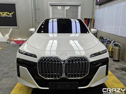 신형 BMW 740i AV(오토벨벳) 고광택 듀오톤 랩핑, 기온쿼츠 가죽코팅 시공후기 / 대구 수성구 중동