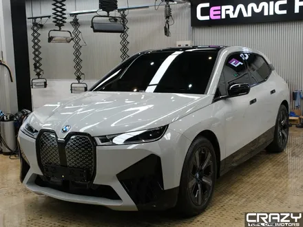 BMW iX 고광택 전체 랩핑 | 오토벨벳 PET필름 전체 랩핑 시공 | chalk grey(초크 그레이) / 대구 수성구 중동