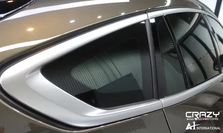 [자동차랩핑] BMWX6 윈도우 크롬죽이기 3M부분랩핑 대구/크레이지모터스 / 대구 수성구 중동