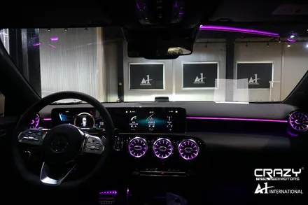 대구 자동차썬팅추천 벤츠A45AMG 글라스틴트선셋 / 대구 수성구 중동