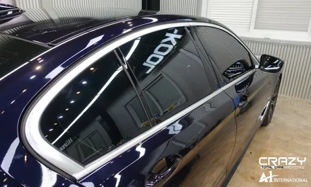 [크롬죽이기] BMW530i 윈도우크롬몰딩 3M 부분랩핑 대구/크레이지모터스 / 대구 수성구 중동