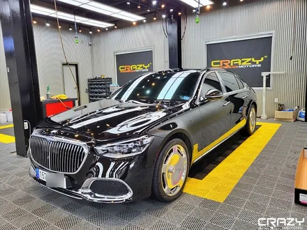 신형 S580마이바흐를 순정 듀오톤처럼 만들기 / W223 S580마이바흐 / 듀오톤 / 투톤랩핑 / 고광택랩핑 / LB고광택랩핑 / 크레이지모터스 / 대구 수성구 중동