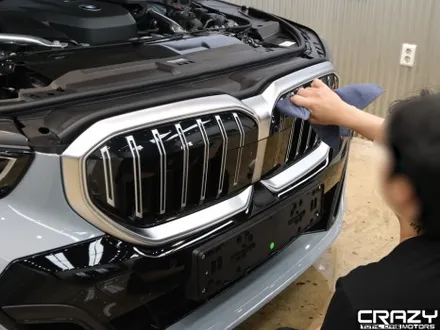 대구 BMW 5시리즈 아이코닉 글로우 키드니 LED 그릴 랩핑 시공 후기 / 대구 수성구 중동