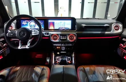 벤츠지바겐 G63AMG 실내PPF / 엠비언트송풍구 / 대구PPF / 대구 수성구 중동