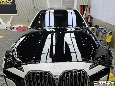 신형 BMW 740i AV(오토벨벳) 고광택 듀오톤 랩핑, 기온쿼츠 가죽코팅 시공후기 / 대구 수성구 중동