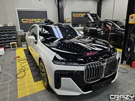 BMW 740i 오토벨벳 리페어 블랙 듀오톤 | 후퍼옵틱 프리미엄 나노 세라믹 썬팅 | 기온쿼츠 가죽코팅 | 나노텍 울트라 가드 유리막 코팅 | 대구 신차패키지 / 대구 수성구 중동