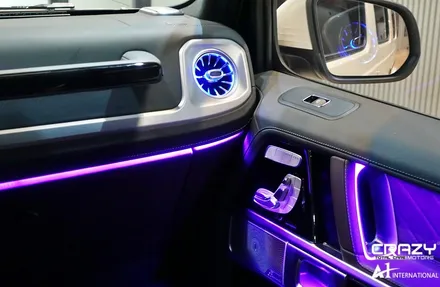 벤츠지바겐 G63AMG 실내PPF / 엠비언트송풍구 / 대구PPF / 대구 수성구 중동