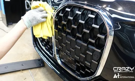 [자동차랩핑] BMW42Oi 그릴크롬랩핑 대구/크레이지모터스 / 대구 수성구 중동