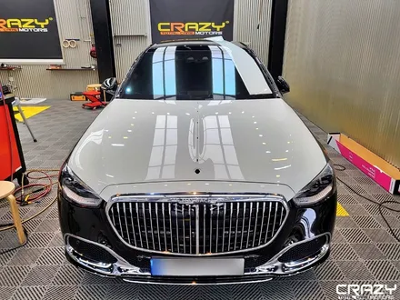 신형 S580마이바흐를 순정 듀오톤처럼 만들기 / W223 S580마이바흐 / 듀오톤 / 투톤랩핑 / 고광택랩핑 / LB고광택랩핑 / 크레이지모터스 / 대구 수성구 중동