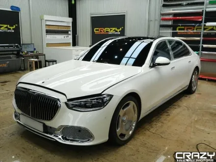 대구 벤츠 마이바흐 S580 듀오톤(상단) 고광택 GT 실버 시공 후기 / 대구 수성구 중동