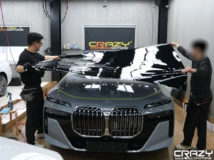 대구 BMW 7시리즈 듀오톤 상단 랩핑 시공 후기 / 대구 수성구 중동