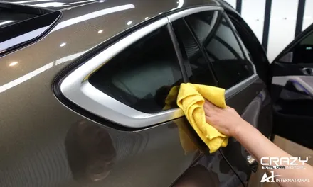 [자동차랩핑] BMWX6 윈도우 크롬죽이기 3M부분랩핑 대구/크레이지모터스 / 대구 수성구 중동