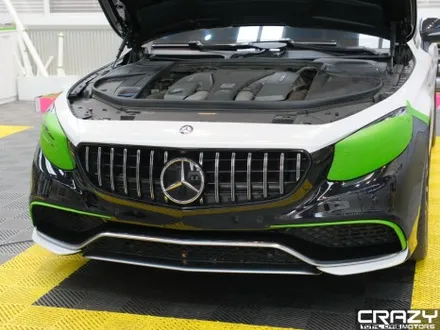 벤츠 S63 AMG 3M 2080 골든스파클 프론트 범퍼 재시공 / 대구 수성구 중동