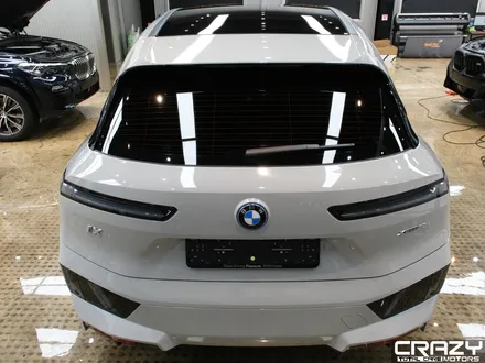 BMW iX 고광택 전체 랩핑 | 오토벨벳 PET필름 전체 랩핑 시공 | chalk grey(초크 그레이) / 대구 수성구 중동