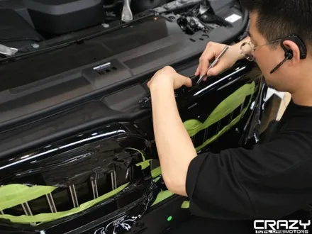 대구 BMW 520i 아이코닉 글로우 그릴 랩핑 시공 후기 / 대구 수성구 중동