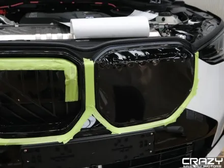 대구 BMW X3 아이코닉 글로우 키드니그릴 그릴 랩핑 시공 후기 | 3M 2080 유광 블랙 / 대구 수성구 중동
