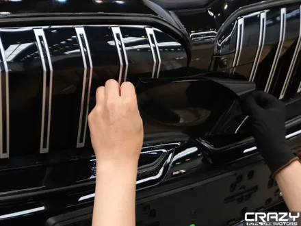 대구 BMW 5시리즈 아이코닉 글로우 키드니 LED 그릴 랩핑 시공 후기 / 대구 수성구 중동
