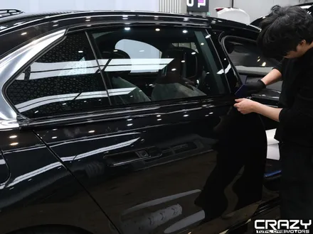 대구 BMW 740d 오토벨벳 고광택 듀오톤 & 크롬죽이기 시공 후기 | 앤트러사이트 그레이 메탈릭 / 대구 수성구 중동