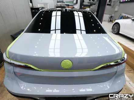 대구 BMW 7시리즈 듀오톤 상단 랩핑 시공 후기 / 대구 수성구 중동