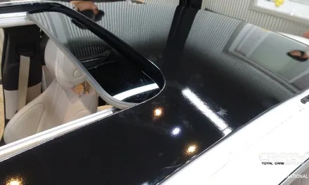 자동차랩핑 벤츠CLS 3M사틴화이트(반무광) 전체랩핑 & 루프스킨랩핑 & 테일램프 스모그필름 대구/크레이지모터스 / 대구 수성구 중동