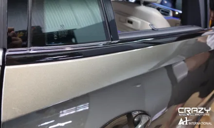 [자동차랩핑] BMWX6 윈도우 크롬죽이기 3M부분랩핑 대구/크레이지모터스 / 대구 수성구 중동
