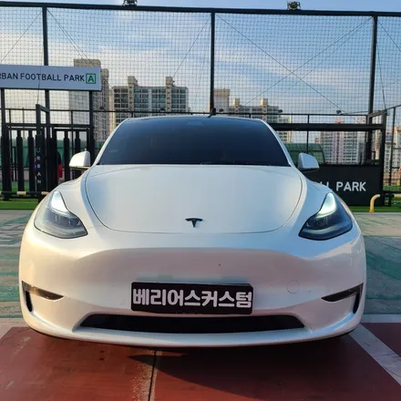테슬라 모델Y LED 전동 썬쉐이드 시공 / 부산 사상구