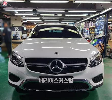 벤츠 GLC 300 쿠페 핸들 열선 시공 / 부산 사상구
