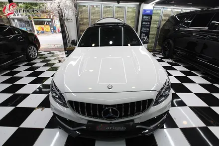 벤츠 C63 AMG 핸들 열선 시공 / 부산 사상구