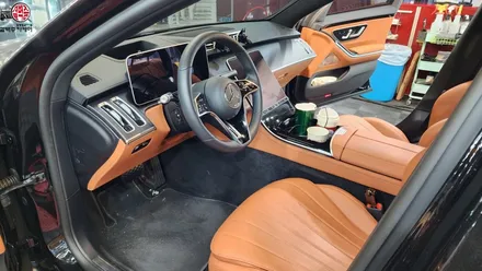 벤츠 W223 S350D 엠비언트 3종세트+마이바흐 피아노 라커 트림 시공 / 부산 사상구