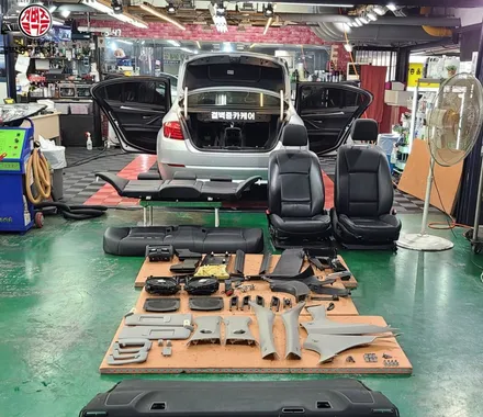 부산 정밀세차 중고차 BMW 528i 시공 / 부산 사상구