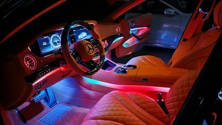 벤츠 W222 S63 AMG 엠비언트와 은하수 시공으로 최고의 작품을 만들어냈습니다 / 부산 사상구 삼락동