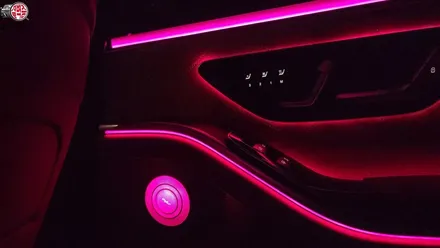 벤츠 S450 액티브 엠비언트+미드레인지 무드등+전동 부메스터 시공 / 부산 사상구