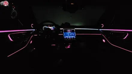 벤츠 S400D 액티브 엠비언트 3종세트 시공 / 부산 사상구