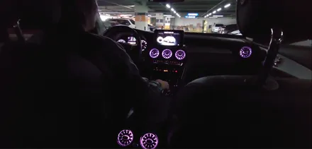 벤츠 GLC 350E 송풍구 엠비언트 작업 후기 / 부산 사상구