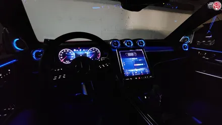 벤츠 GLC 쿠페 송풍구 엠비언트 시공한 후기~! / 부산 사상구