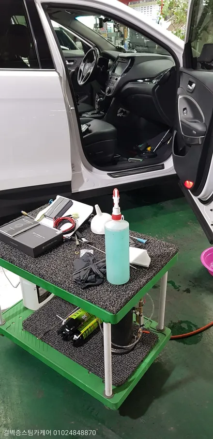 부산 에바크리닝 검색하셨죠? 에어컨냄새제거 전문점 싼타페DM / 부산 사상구 삼락동