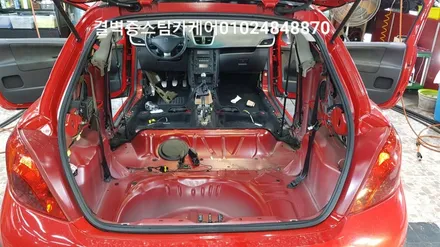 완벽한 부산 수입차량 실내크리닝 과 에바크리닝 푸조207rc / 부산 사상구 삼락동