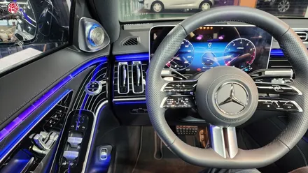벤츠 S500 롱바디 마이바흐 피아노 라커 트림 시공 / 부산 사상구